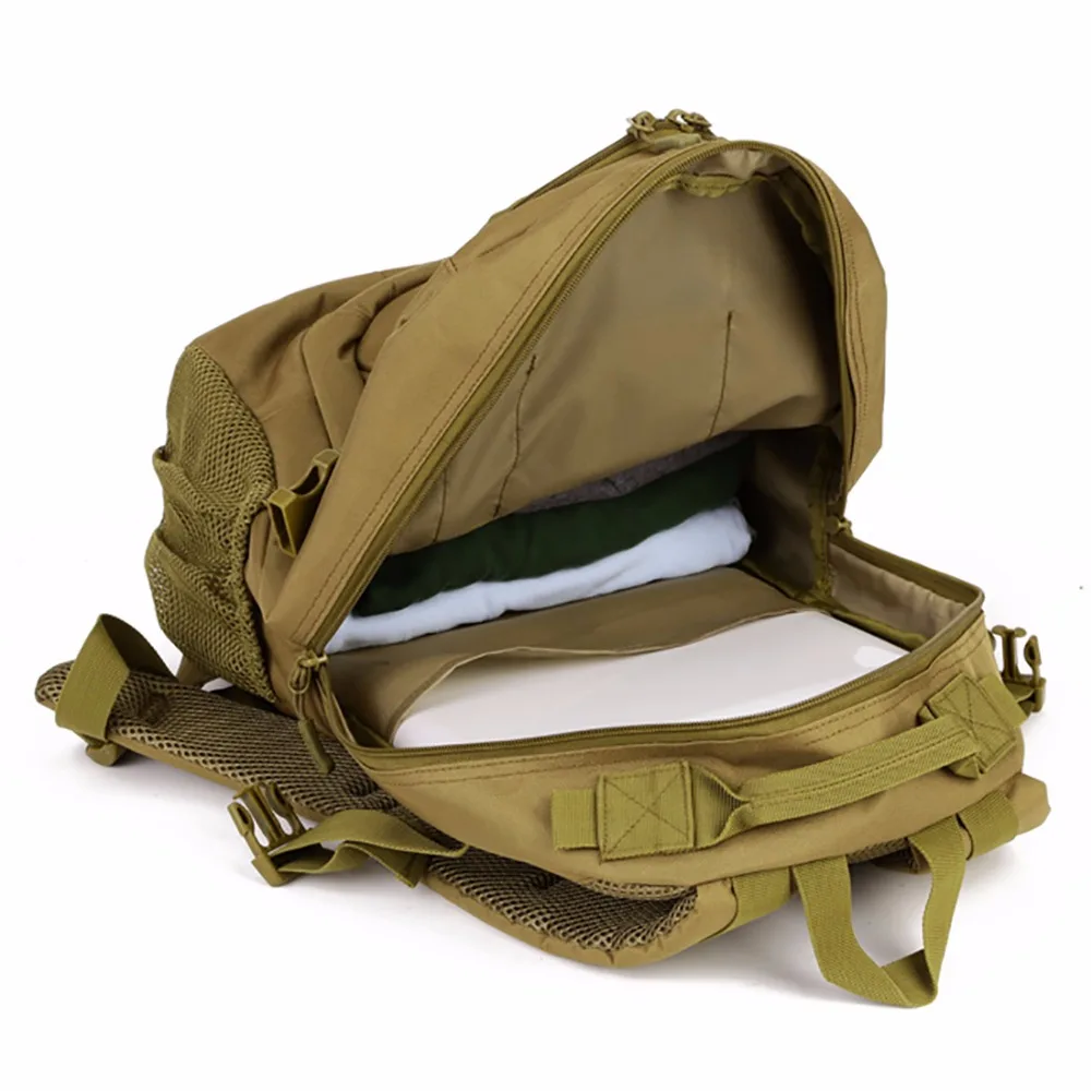 Военный прочный нейлоновый мужской рюкзак для ноутбука 25 л ранец школьная сумка