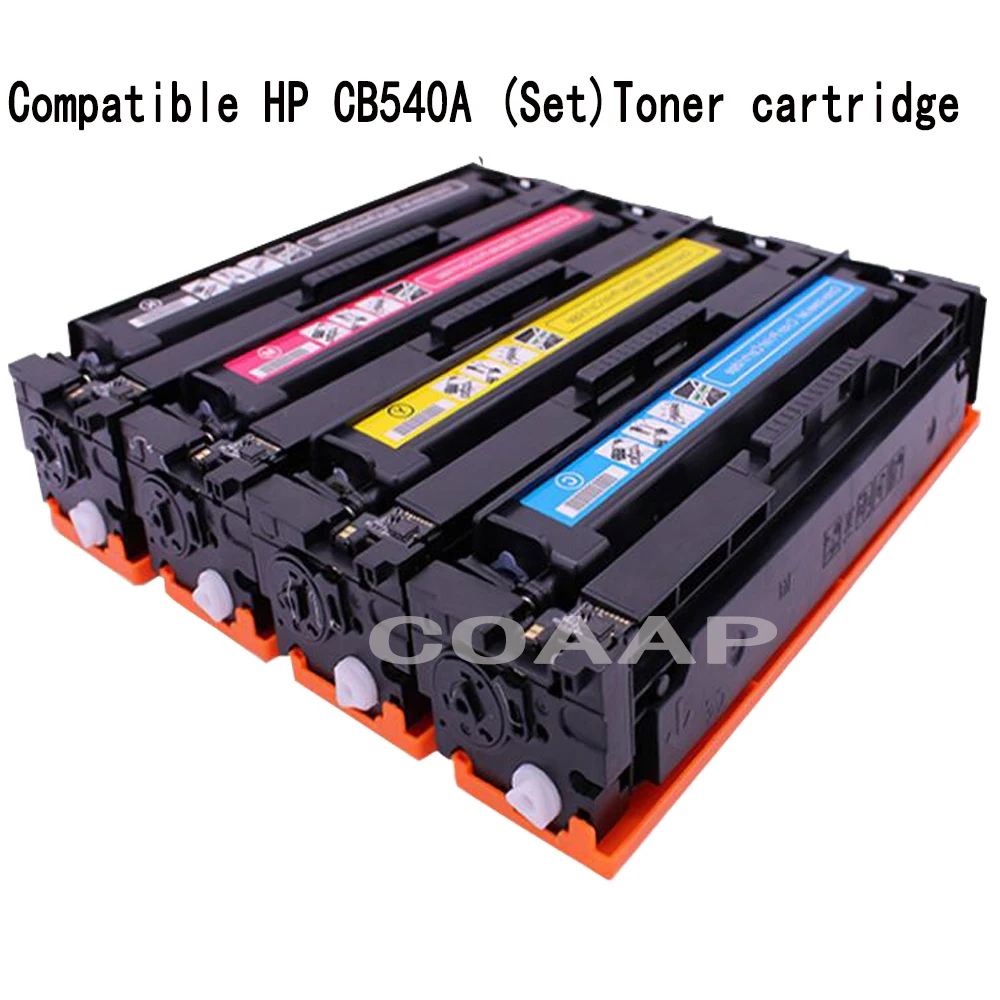 

Compatible for 125A CB540A CB541A CB542A CB543A (4-Pack) Toner Cartridge for HP Color laserJet CP1213/CP1214/CP1215/CP1216