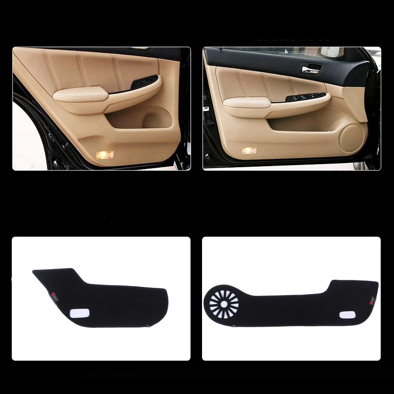 4 шт. тканевые защитные коврики для дверей декоративные Honda Accord 7th 2004 2007|door protection|for