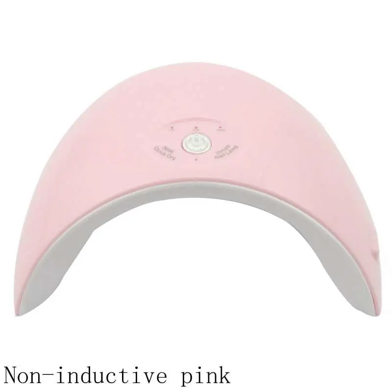Non-inductive pink Сушилка для ногтей для всех гелей Smart Light Therapy Machine Nails Curing 60 s/s 120 s таймер умный Высокое качество 36 Вт УФ светодио дный Светодиодная лампа - Цвет: Non-inductive pink