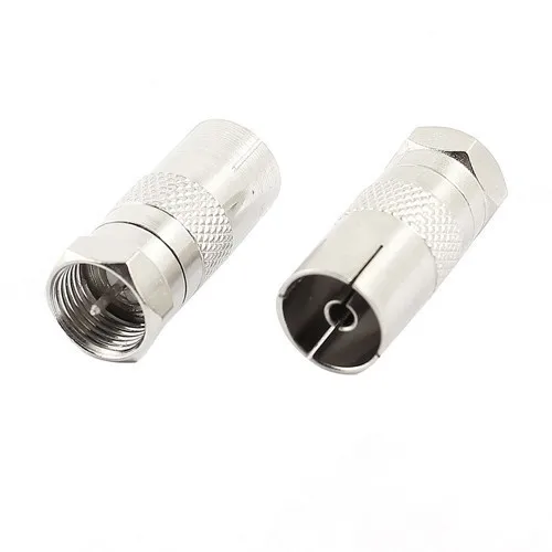 20 шт. F штекер к PAL гнезду прямой радиочастотный коаксиальный адаптер F-type |