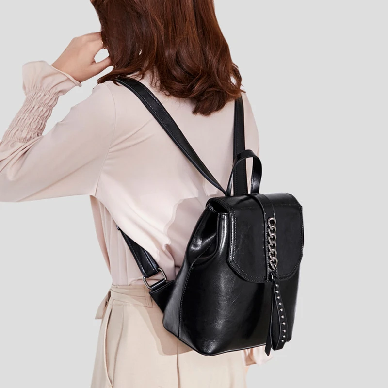 POMELOS женский рюкзак модный разделенная кожа дизайнерский маленький для