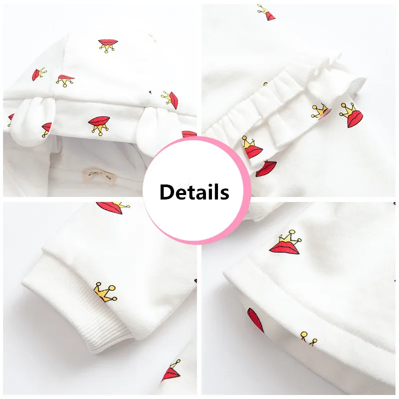 Folobe Европейский Осень Дети Куртки принцессы модная одежда для девочек короны