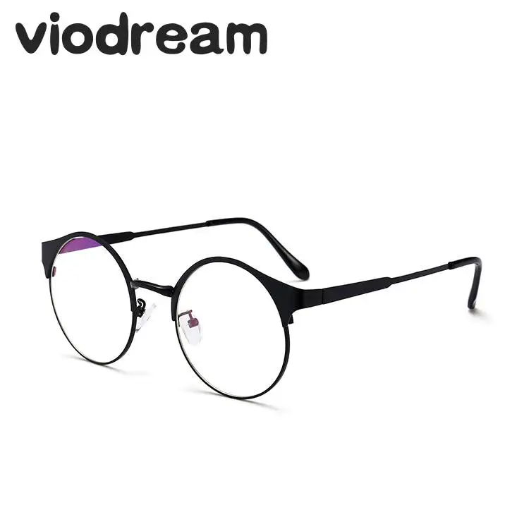 

Viodream Alloy Unisex Fashion Glasses Frame Round Metal Optical Prescription Eyewear Spectacle Frames Oculos De Grau
