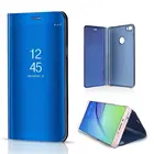 Зеркальный прозрачный умный флип-чехол для Xiaomi Mi 8 SE Redmi Note 5 Pro 6Pro, чехол из искусственной кожи для Redmi 4X Note4X Note 5A Prime