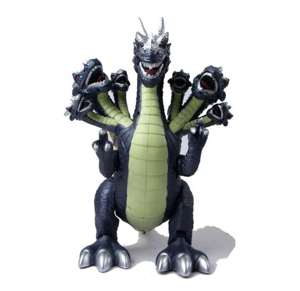 Бесплатная доставка Высокотехнологичный семь головок динозавров игрушка мир