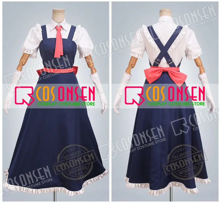 COSPLAYONSEN Miss Kobayashi's Dragon Maid Tohru Косплей Костюм Kobayashi san Chi без горничной униформы с