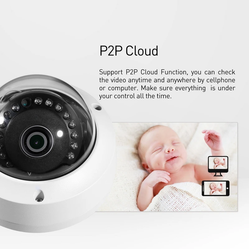 H.265 HD Антивандальная Водонепроницаемая 3MP светодиодная наружная IP камера