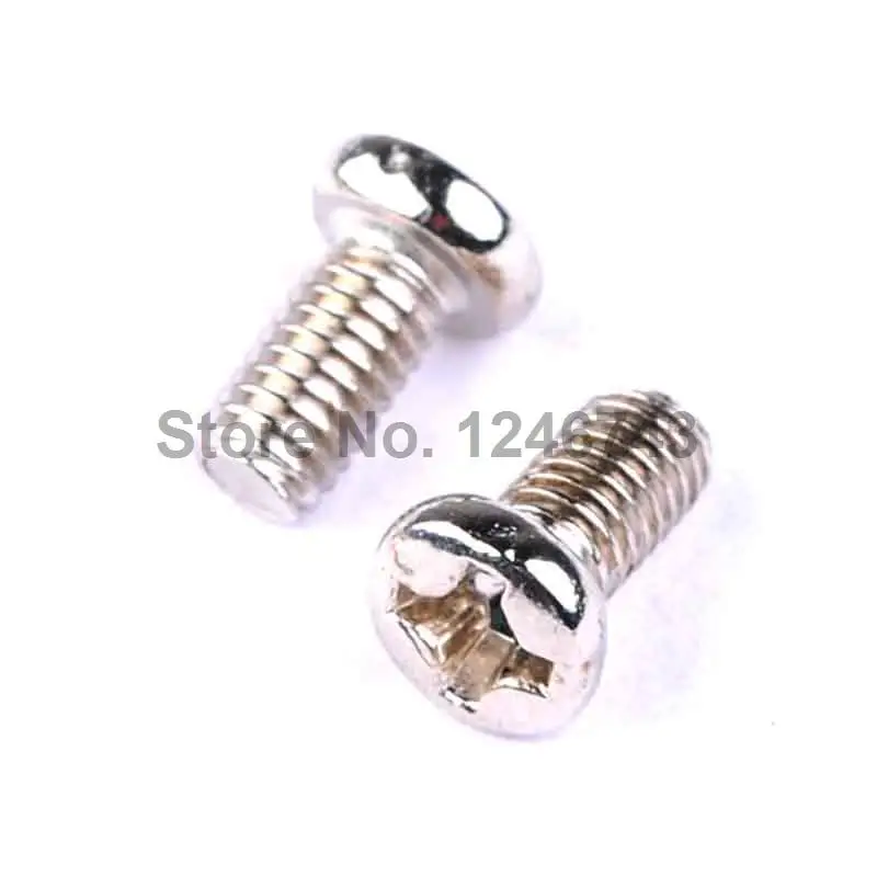 100 шт. M3 * 6 Болты с круглой головкой из нержавеющей стали|cross head screws|head screwhead bolt |