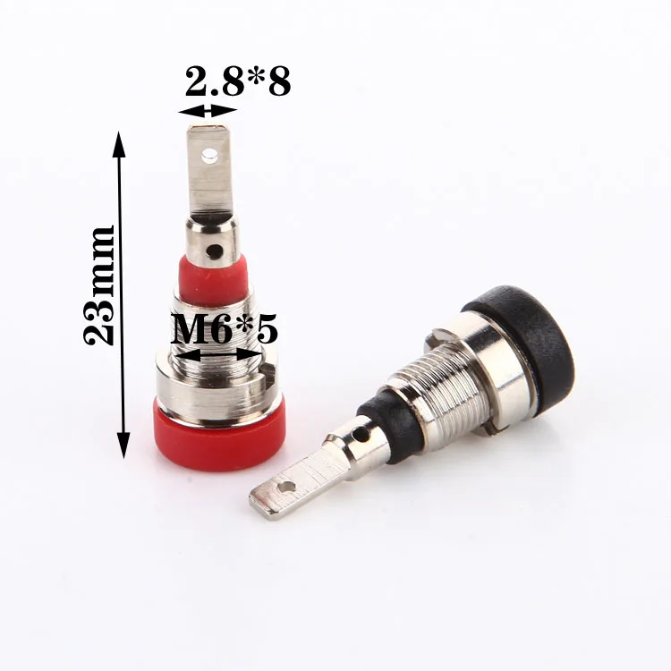 1 шт. 2 мм 10 А медная вилка типа банан для панельных разъемов переплет адаптер