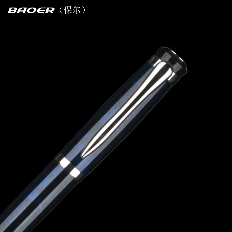 Перьевая ручка Baoer 508 с голубым снежным наконечником|fountain pen|nib fountain penbaoer |