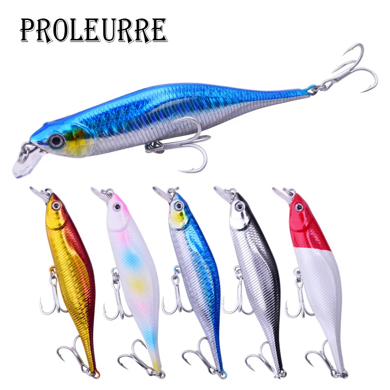 

2018 Proleurre New Fishing Lures Minnow Crank 11cm 11g Artificial Japan Hard Bait Wobbler Swimbait Hot Model Crank Bait 5 Colors