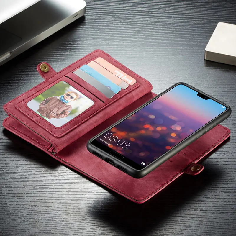 Для Coque huawei mate 20 Pro чехол Роскошный кошелек на молнии Folio Flip Магнитный чехол из натуральной кожи чехол для huawei mate 20