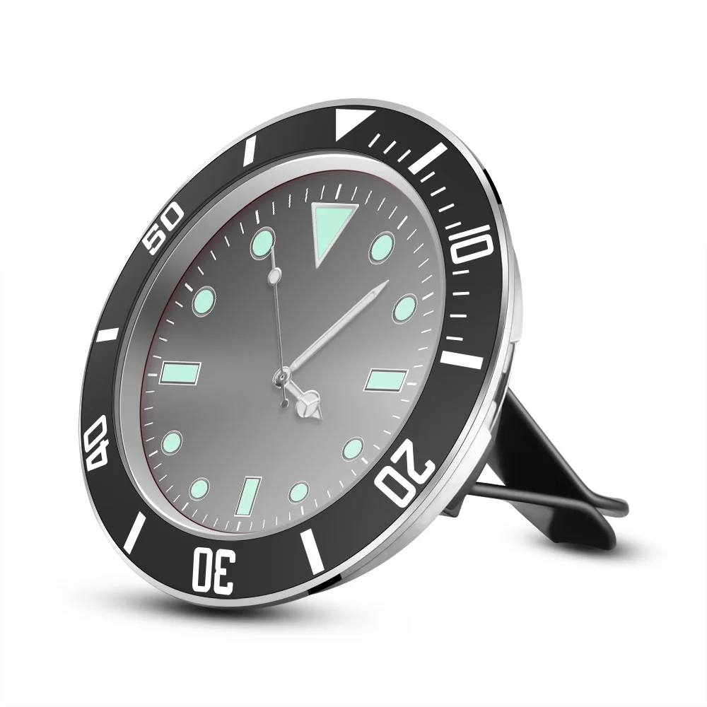 

Car Automobile Luminous Quartz Clock Watch Ornaments Vehicle Auto Interior with Air Conditioning Outlet Clip Fashion Decoration
