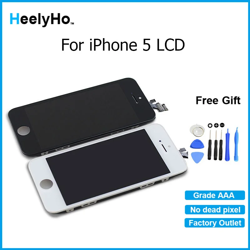 IMIDO AAA качественный ЖК экран для iPhone 5 4 дюймов дисплей сенсорный в сборе с