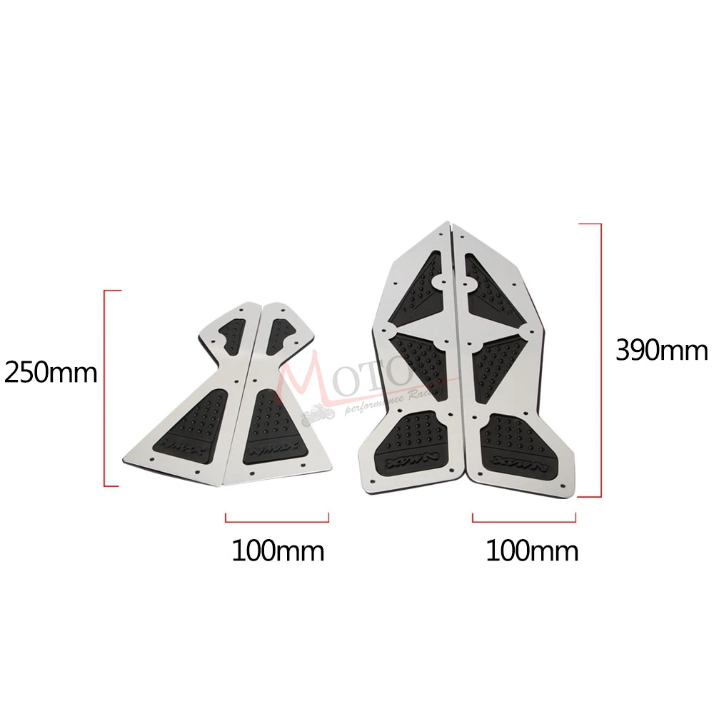 Модифицированные части мотоцикла коврики CNC подножка Педальный из алюминиевого сплава пластина для Yamaha Nmax 155 Nmax155 nmax 125