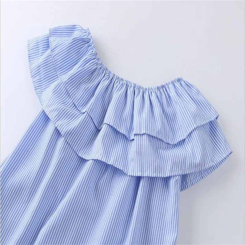 MSAISS/летнее Стильное женское платье в полоску с короткими рукавами пляжное