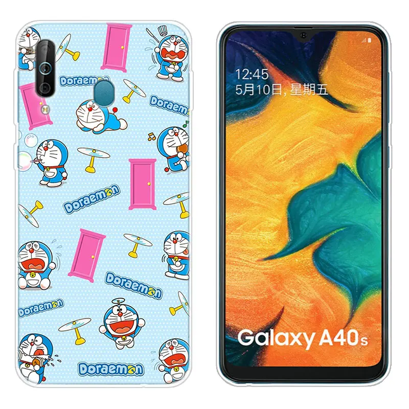 Мягкий силиконовый чехол аниме Doraemon для Samsung Galaxy A90 A80 A70 A60 A50 A40 A30 A10 A20E A2CORE A9 A7 A8 A6 Plus
