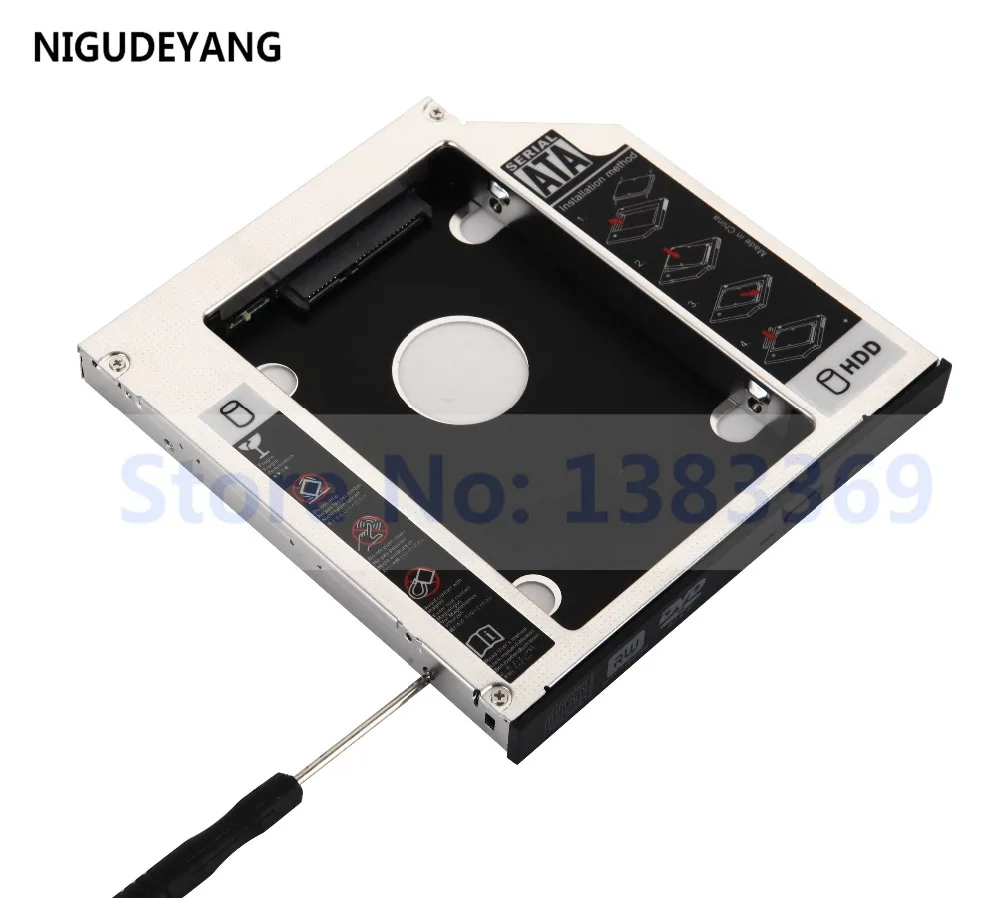 NIGUDEYANG 2nd HDD SSD жесткий диск корпус Caddy адаптер для Toshiba Satellite L645D L745D L770 L770D |
