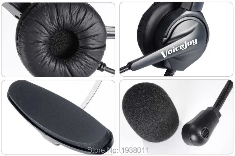 VoiceJoy колл-центр гарнитура телефонный разъем RJ9 только для телефона AVAYA 1608 1616 9608 9610