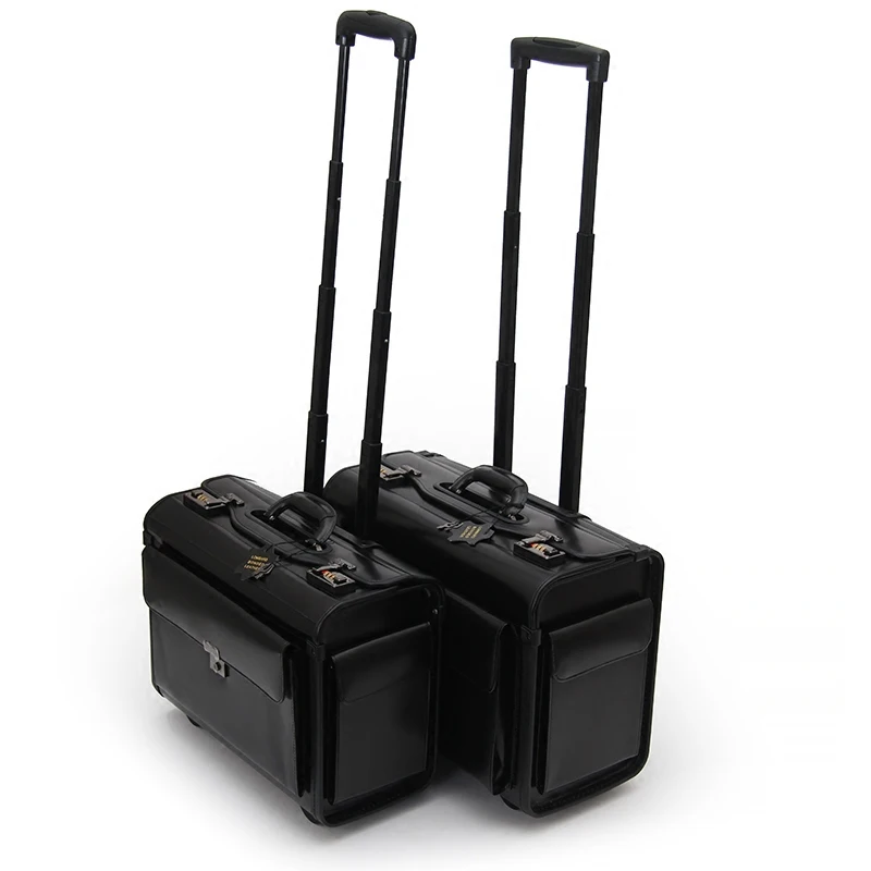 18/19 дюймовые роликовые чемоданы из натуральной кожи для кабины сумка путешествий