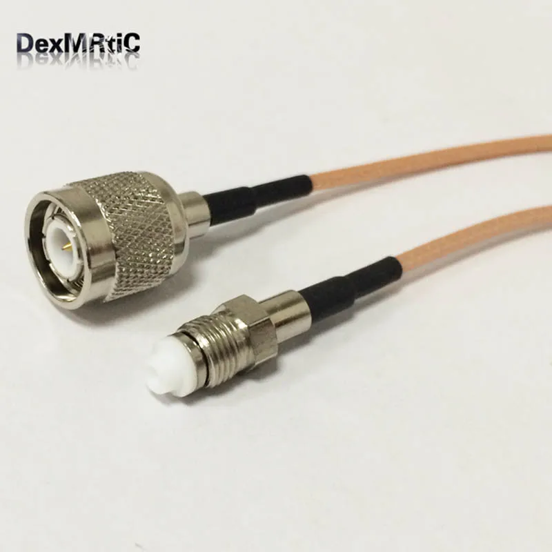 TNC FME кабель адаптер штекер переключатель Женский прямой перемычки rf RG316 15 см 6