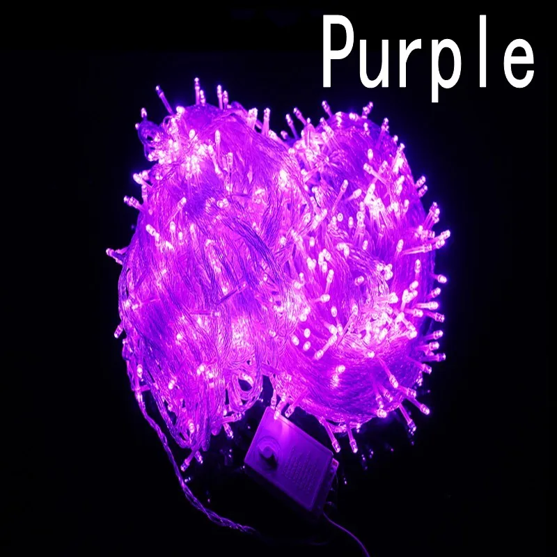 Рождественский наружный светодиодный гирлянда для занавесок 100 м 800 помещений