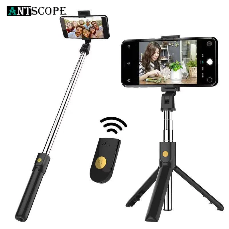 Беспроводная селфи палка Antscope 3 в 1 с Bluetooth для ios и Android складной ручной монопод