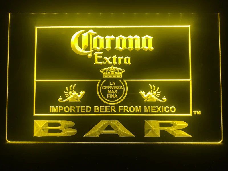 Светодиодный неоновый светильник Corona Extra Beer Bar 418