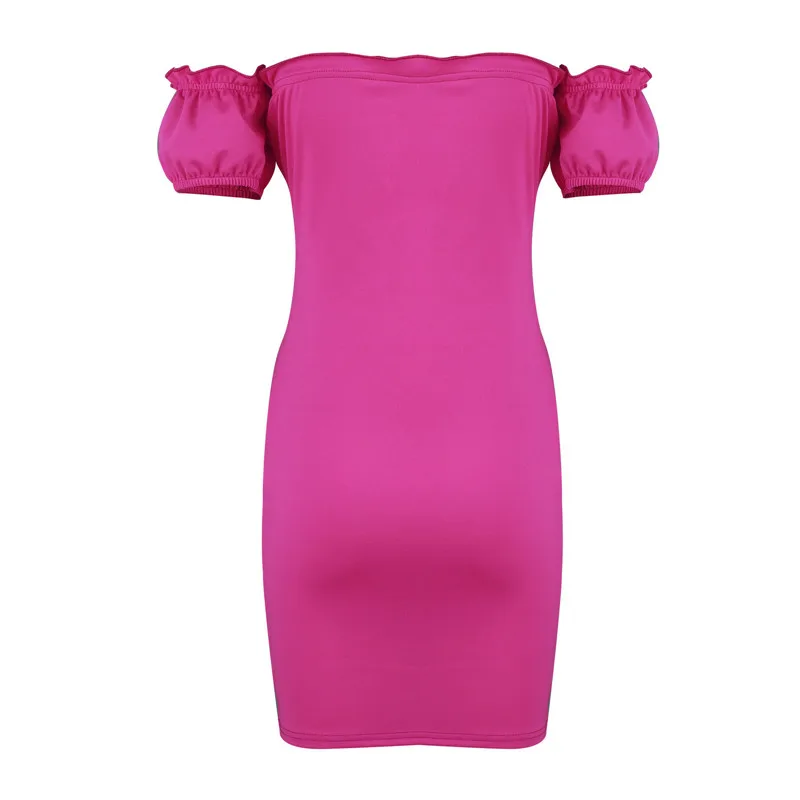 Модное повседневное тонкое однотонное женское Бандажное облегающее мини-платье