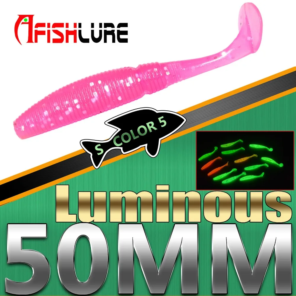 Набор мягких приманок 180 шт. Afishlure мягкие рыболовные приманки светящаяся приманка