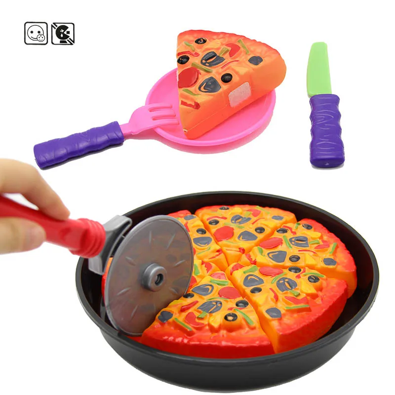 21 шт. красочные миниатюрные Еда с Пластик игрушки Кухня пицца Игрушки для девочек