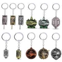 gwts game jewelry world of tanks keychain wot metal tank bullet key ring key chains pendant chaveiro movie jewelry for men