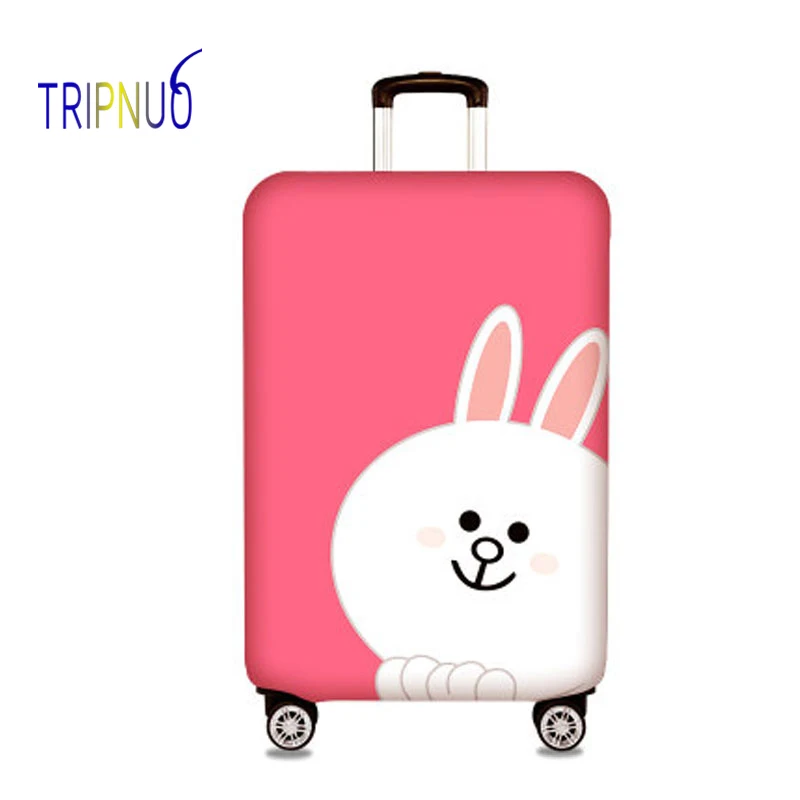 Утолщенный чехол TRIPNUO для багажа с медведем Эластичный Защитный чемодана