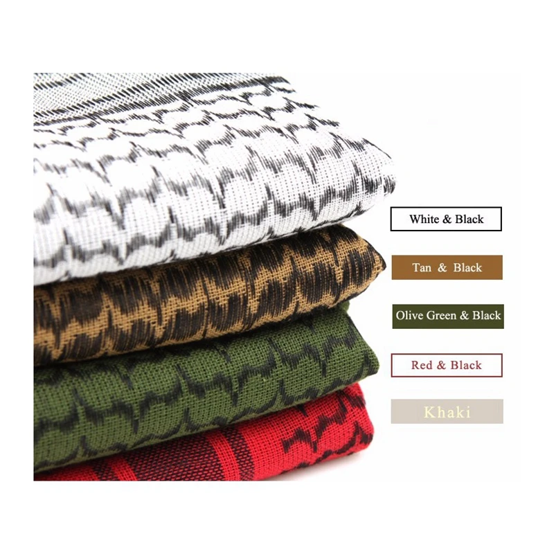 5 видов цветов шарф военный арабский тактический для пустыни армейский кеффие