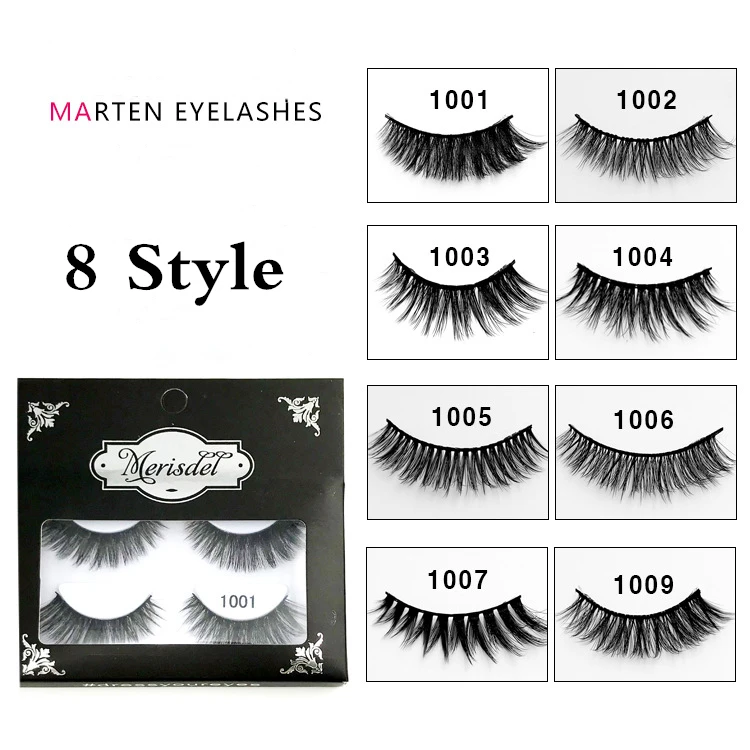 2019 Hot Sale 8 Style Thick Cross False Eyelashes Soft Comfortable Fake Professional Beauty Eyelash Extension Tool | Красота и