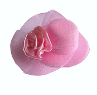 6pcslot pink rose flower hairpins for hair women head accessory supplies chidren girls stage headdress festival headdress gift