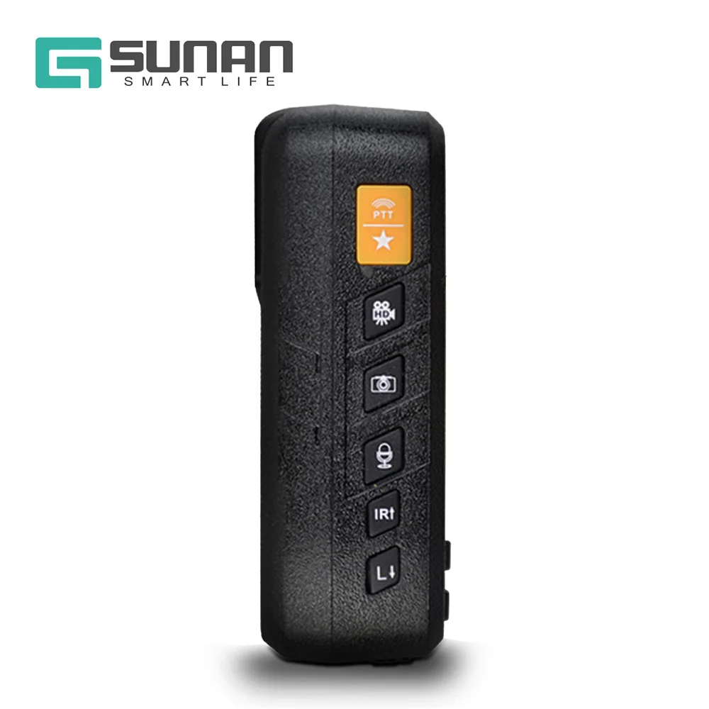 Gsunan 64G нательная камера переносной DVR корпус видео Регистраторы полиции с 4000 мА/ч