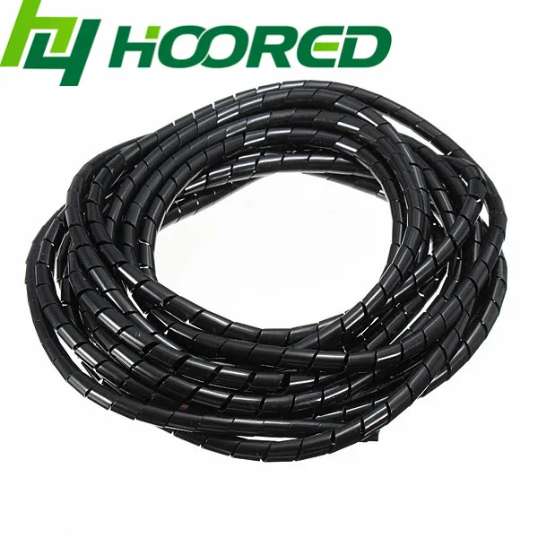 10 м полиэтиленовая спиральная обмотка провода компьютера Проводная трубка