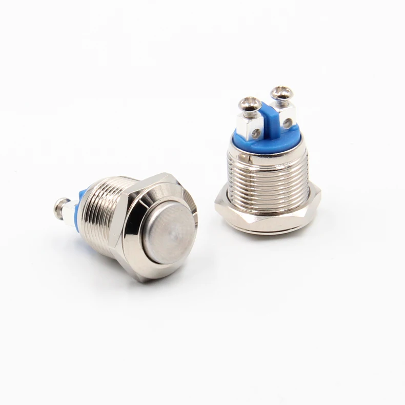 1 шт. 12 мм водонепроницаемый мгновенный высокий и плоский круглый винт из