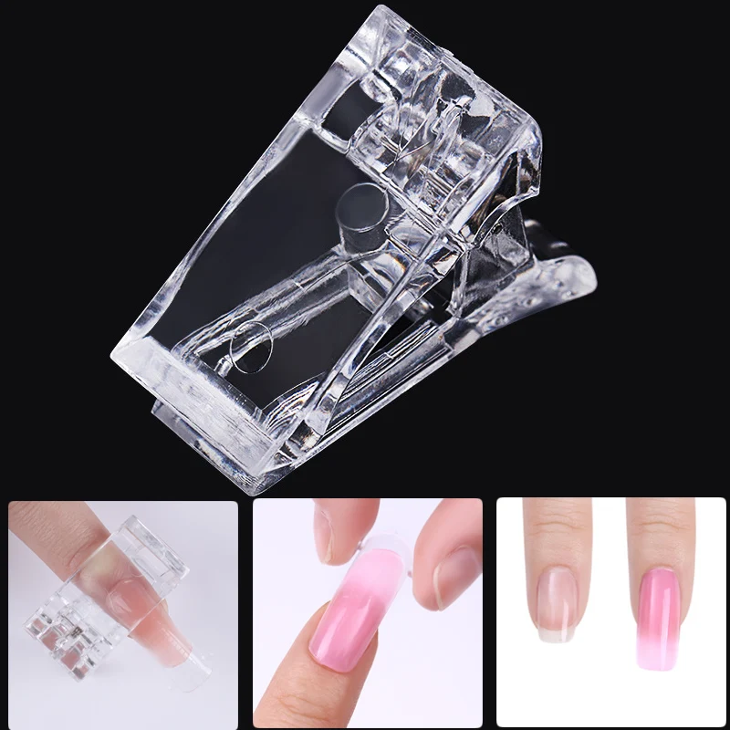 5 шт./компл. зажим для ногтей быстросъемный инструмент наращивания полимер УФ