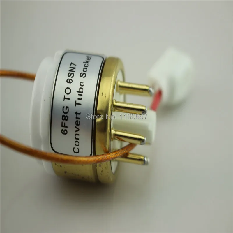 1 шт. 6F8G (сверху) до 6SN7 (снизу) трубка 8Pin DIY звуковая вакуумная адаптер розетка