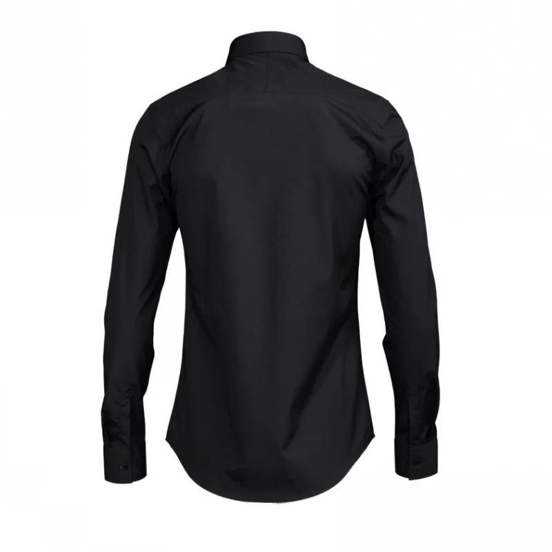 Новинка 2021 элегантные мужские рубашки с вышивкой в виде пентаграммы облегающие