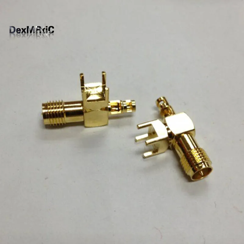 1 шт. RP SMA Гнездовой разъем с штырьком PCB RF коаксиальный для кабеля RG316 RG174 Новый