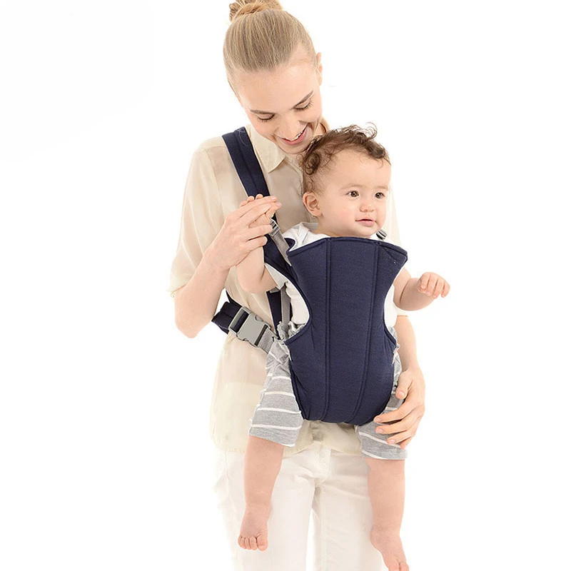 2-30 Months Breathable Front Facing Baby Carrier Comfortable Sling Backpack Pouch Wrap Baby Kangaroo Adjustable Safety Carrier