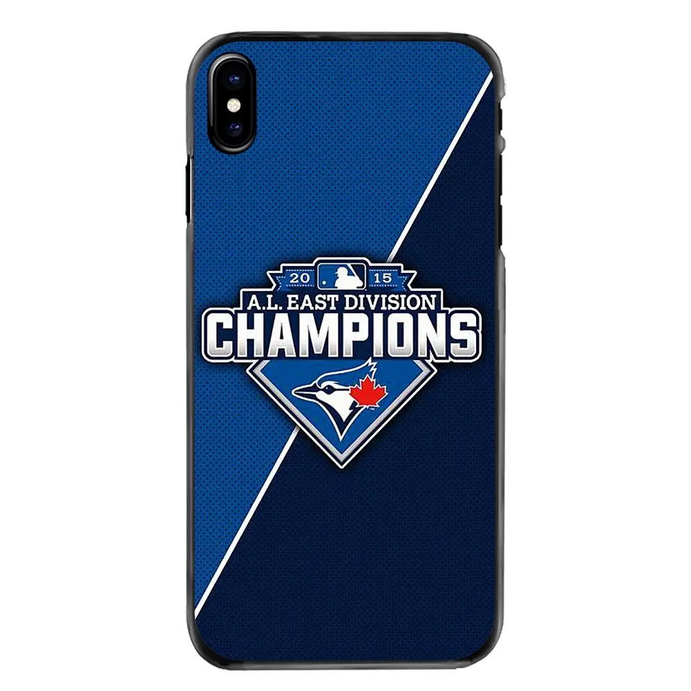 Для iPhone 4 4S 5 5S 5C SE 6 S 7 8 Plus X XR XS Max iPod Touch Бейсбол Toronto Blue Jays аксессуар логотип Чехол