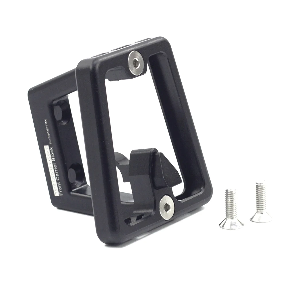 two holes Litepro 7075 велосипедная сумка с рамкой передний блок несущей кронштейн сумка стойки для Brompton складной велосипед аксессуары - Цвет: two holes