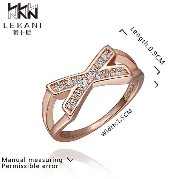 Metallic lustre pure yellow gold colour distinctive 18K Plated Jewelry new ideas geometric zircon ring R383 | Украшения и