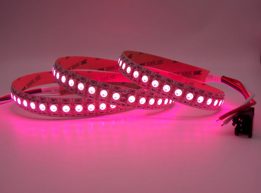 WS2812B WS2812 RGB светодиодный светильник лента T-500 полноцветный интеллектуальный RGB светодиодный контроллер DC5V светодиодный трансформатор комплект 5 м 10 м 15 м