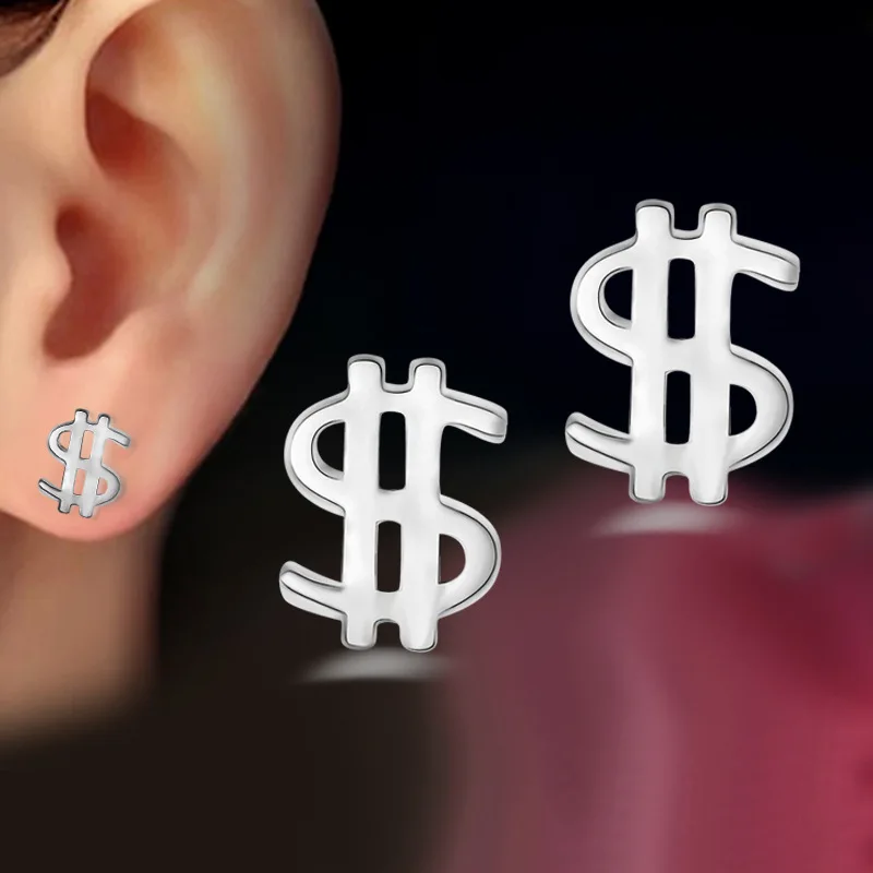 Женские серьги гвоздики с покрытием из серебра и золота|stud earrings|stud earrings for womenearings